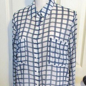 BB DAKOTA Long Sleeve Sheer Blouse or Top  Size M